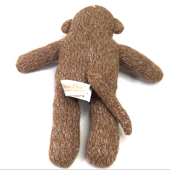 Dan Dee Sock Monkey Stuffed Animal Toy. - Picture 4 of 5